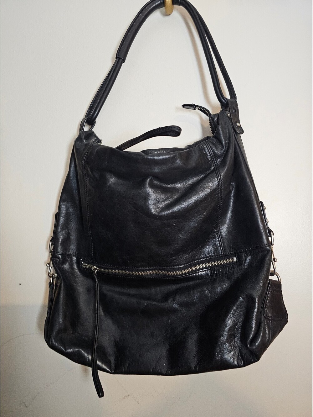 Club Monaco Purse Black Womens Shoulder Bag Boho